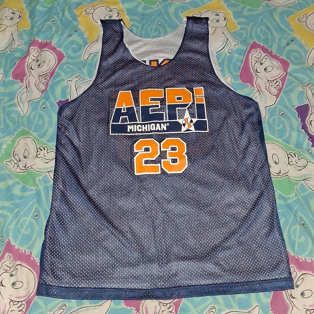 Michigan AEPI Reversible Basketball Jersey  U of M Wolverines Dream Team